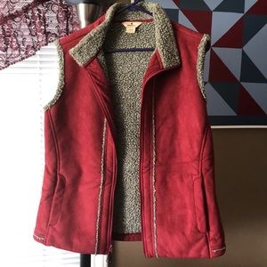 Woolrich Faux Suede Merlot color Vest